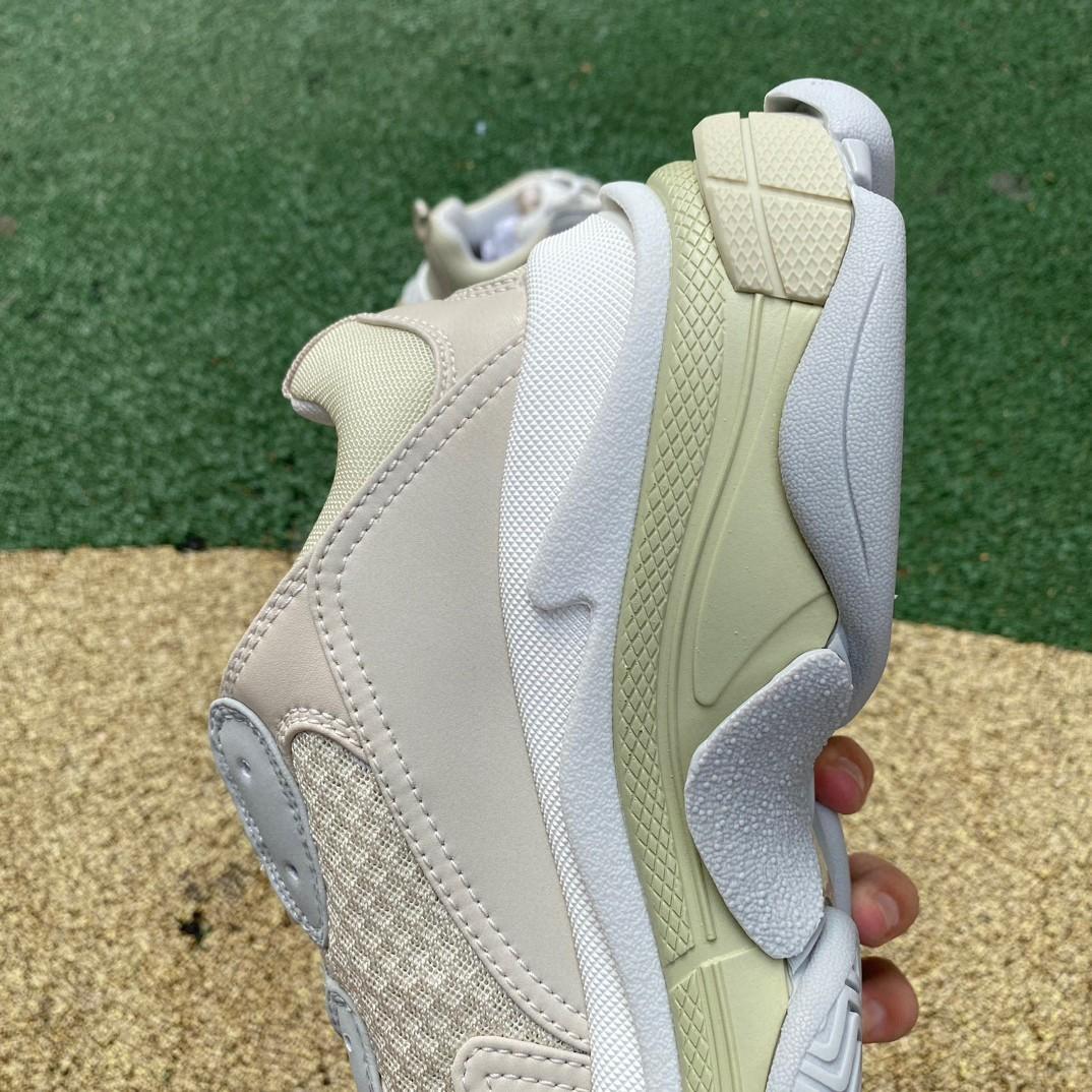 Balenciaga Triple S Sneaker In Off White - DesignerGu