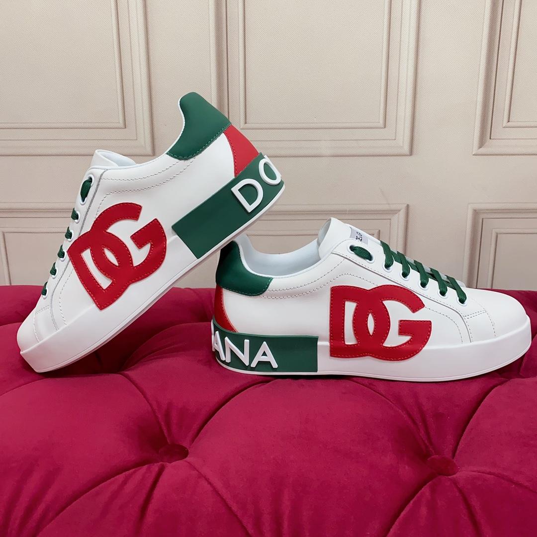 Dolce & Gabbana Calfskin Portofino Sneakers - DesignerGu