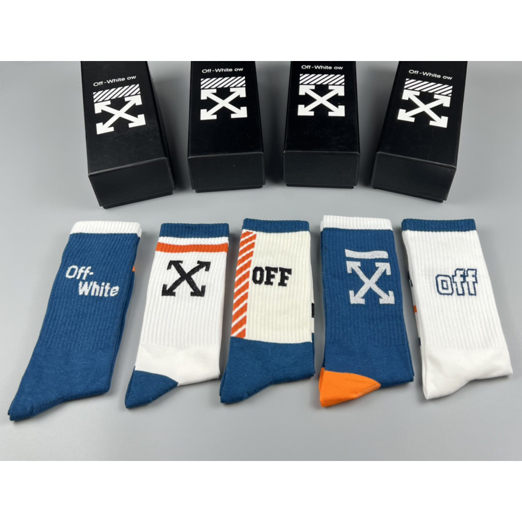 Off White Socks/Box - DesignerGu