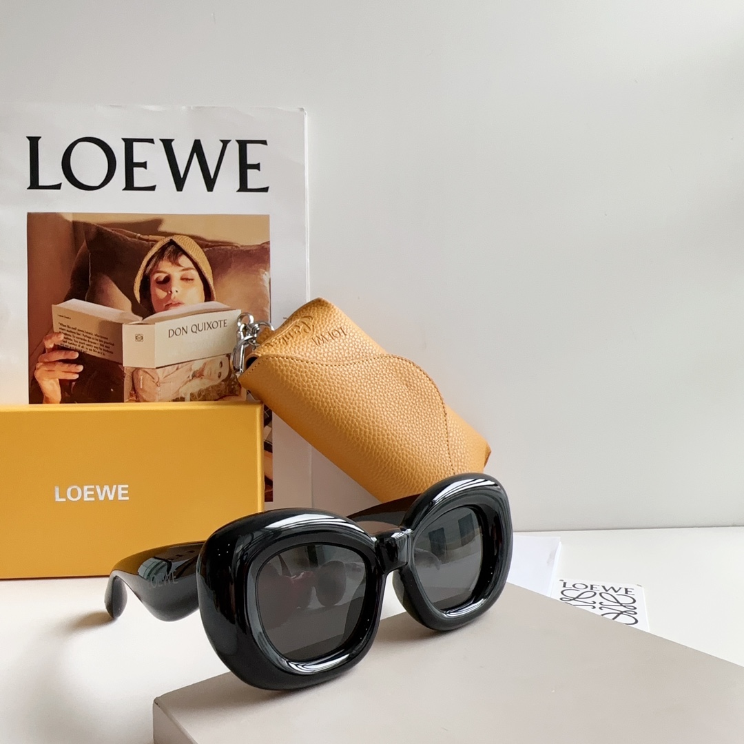 Loewe Inflated Butterfly Sunglasses In Nylon - DesignerGu