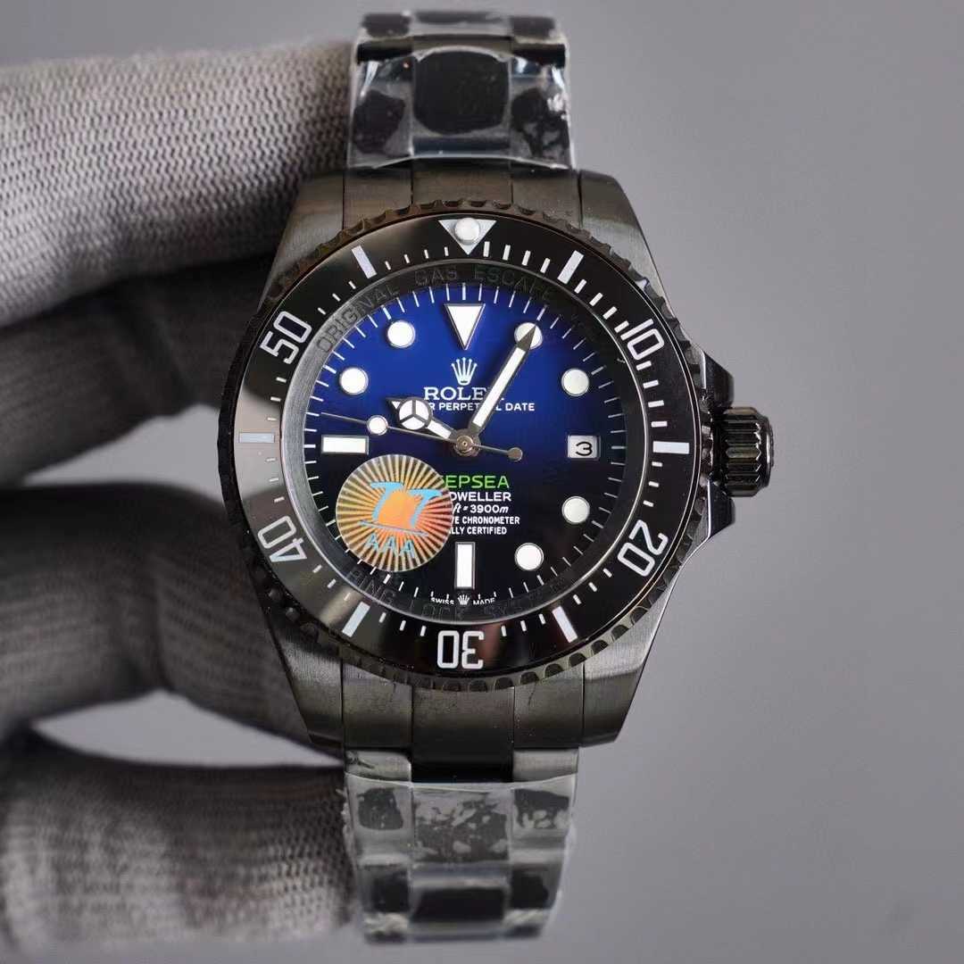 Rolex D-Blue Sea-Dweller Deepsea Black PVD 116660 - DesignerGu