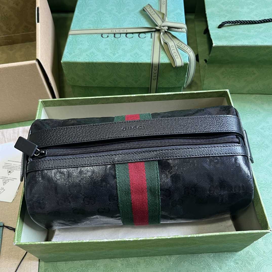 Gucci Toiletry Case With Web (25.5x 13x 13cm) - DesignerGu