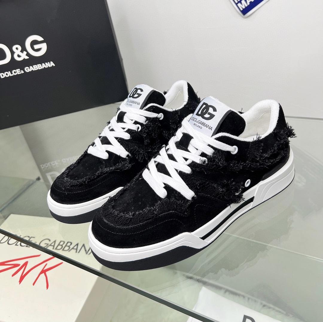 Dolce & Gabbana Denim New Roma Sneakers - DesignerGu