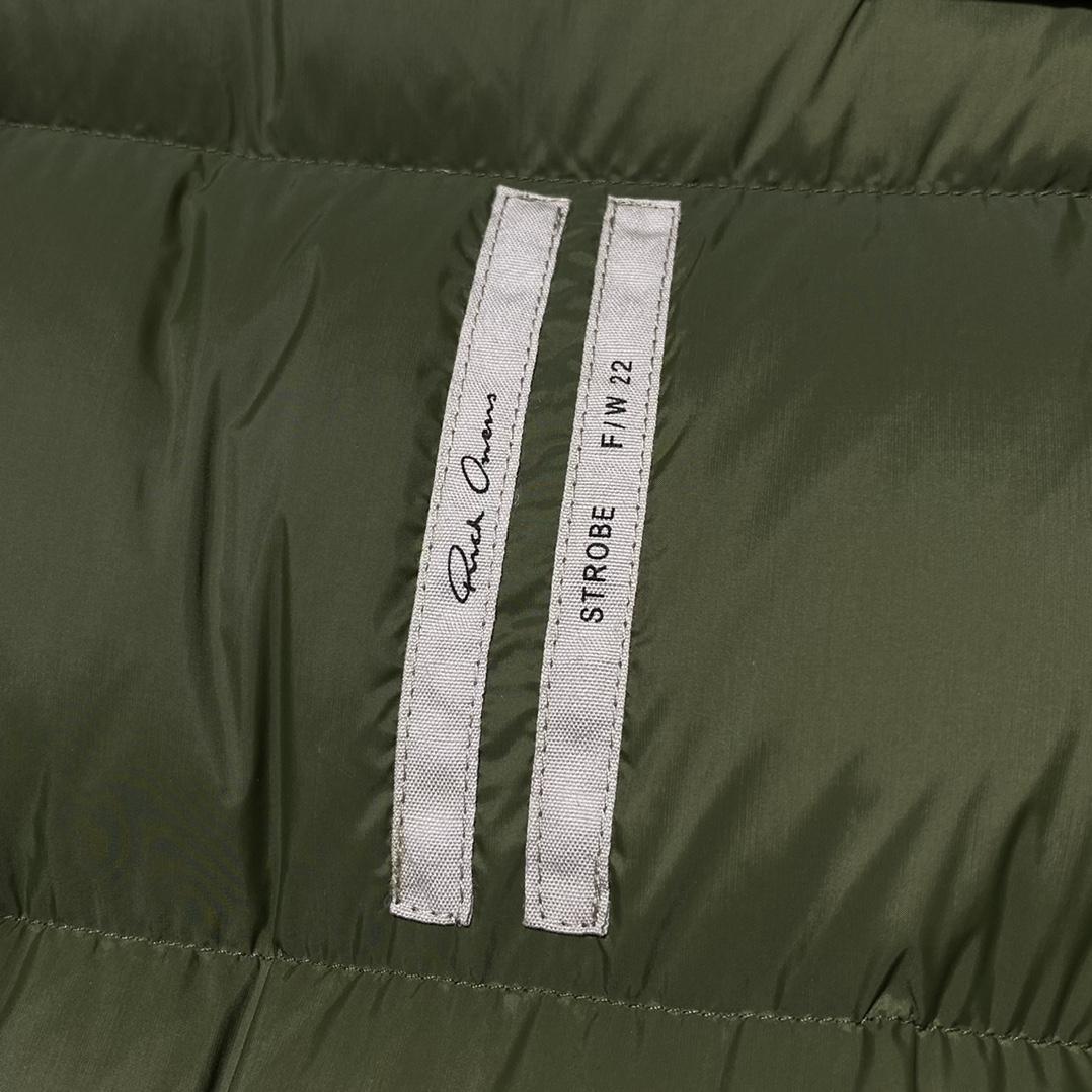 Rick Owens Short Down Jacket - DesignerGu