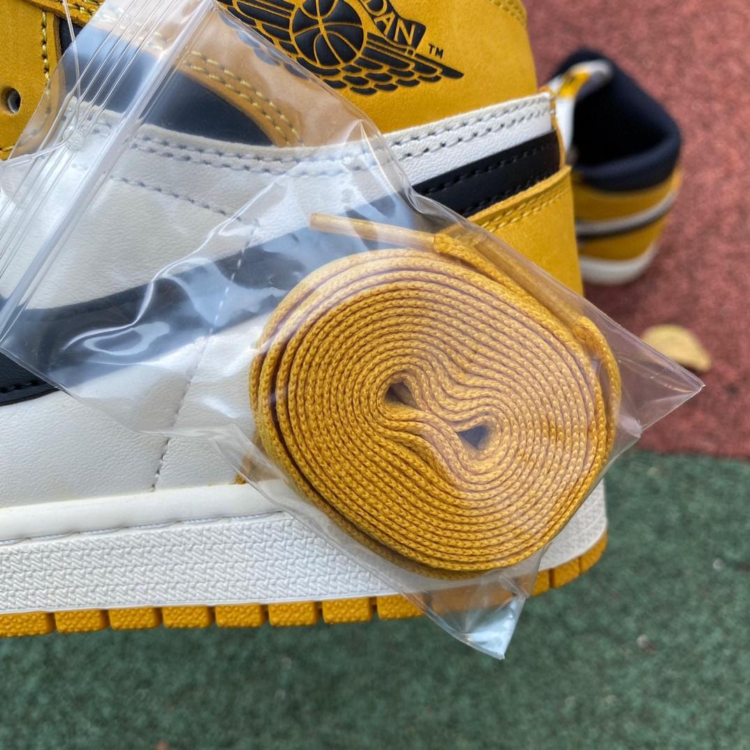 Air Jordan 1 High OG “Yellow Ochre” Sneaker     DZ5485-701 - DesignerGu