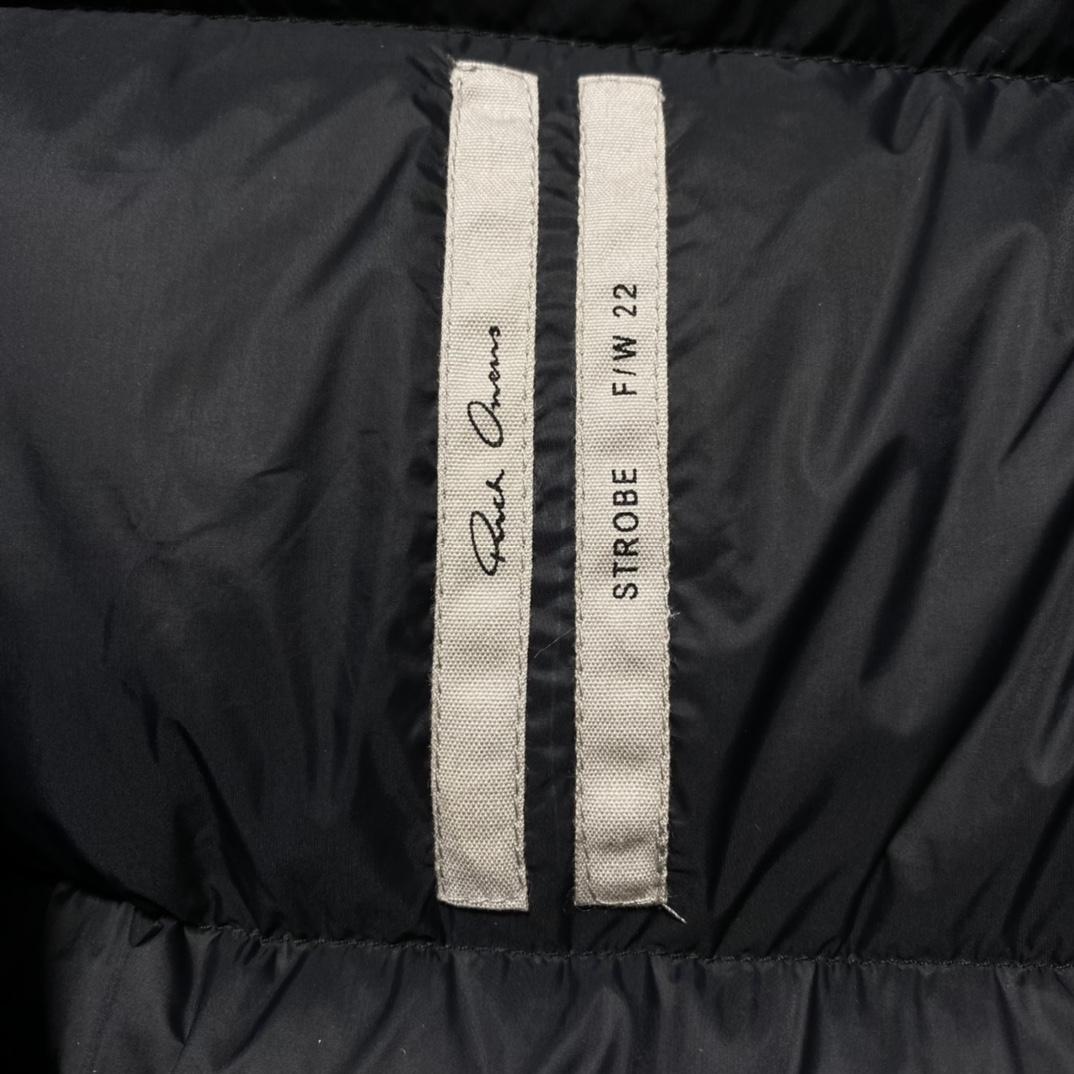 Rick Owens Short Down Jacket - DesignerGu