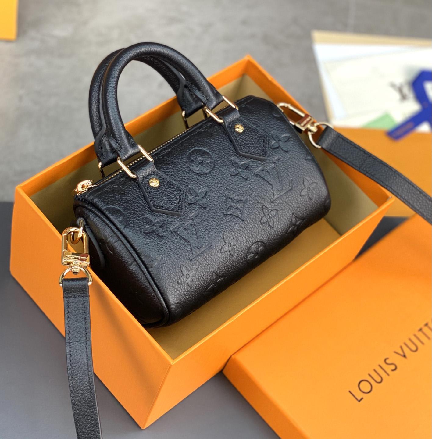 Louis Vuitton Nano Speedy (16-10-7.5cm)       M82450 - DesignerGu