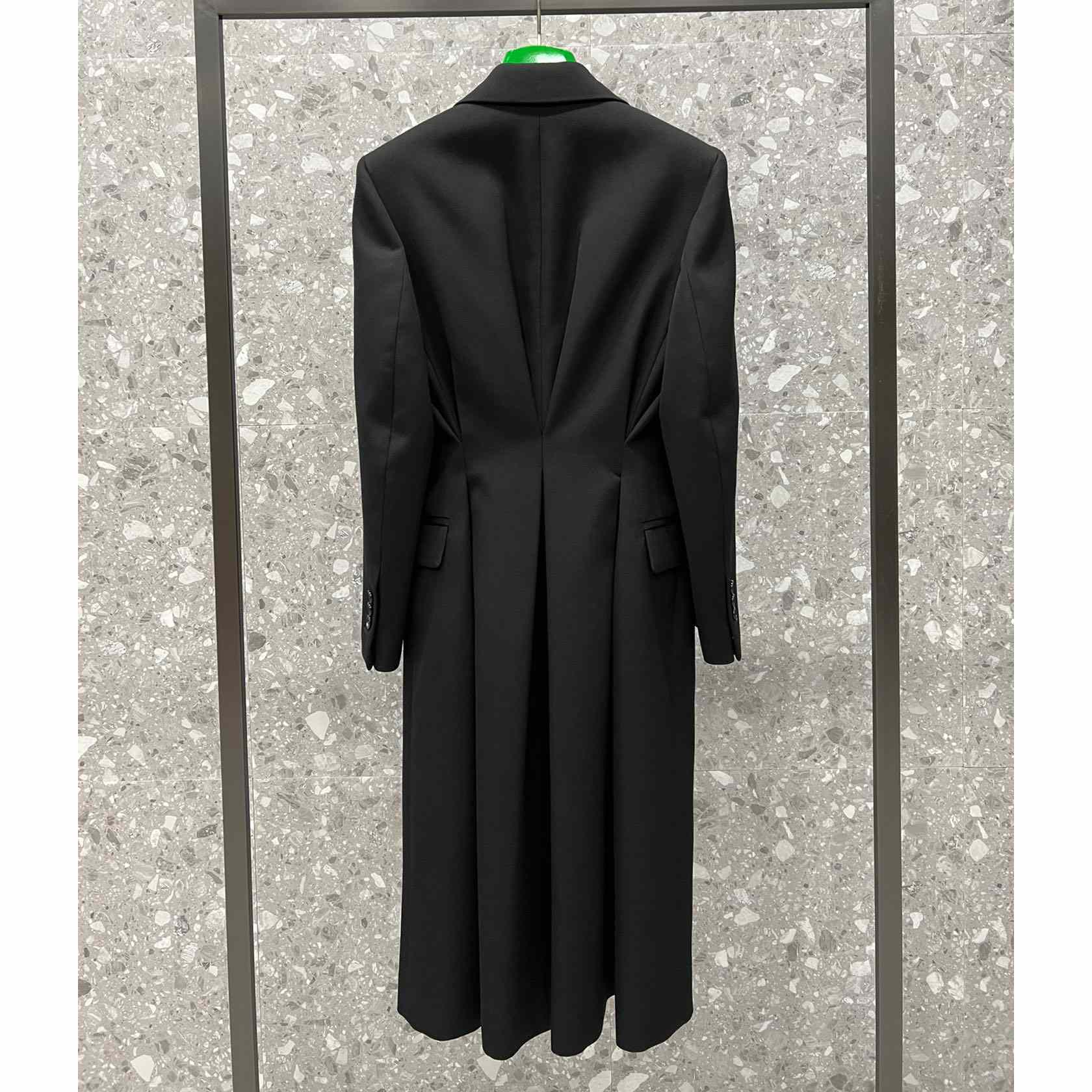 Bottega Veneta Compact Wool Coat - DesignerGu