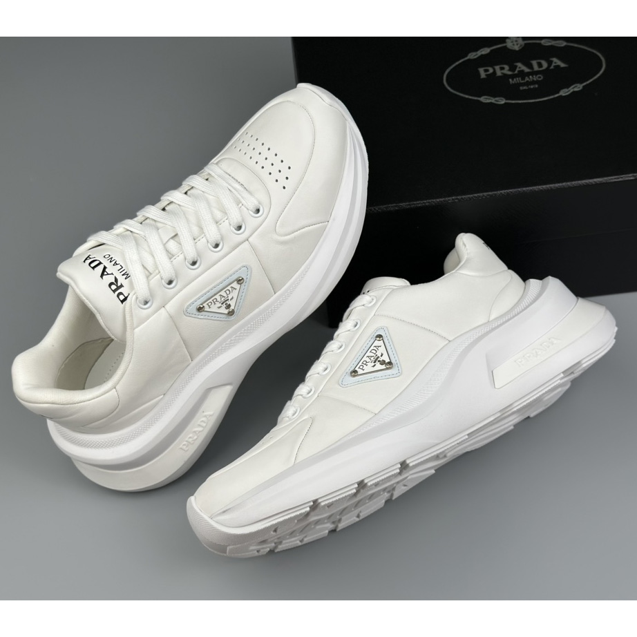 Prada Leather Sneakers(upon uk size) - DesignerGu