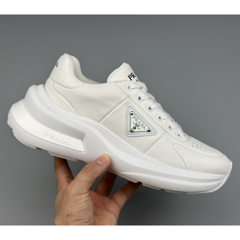 Prada Leather Sneakers(upon uk size) - DesignerGu