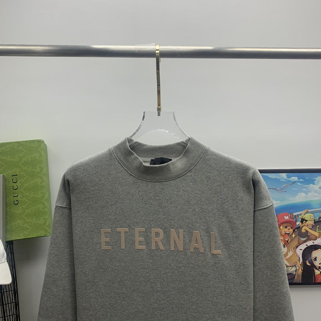 Fear of God Essentials Eternal Logo-print CCotton Sweatshirt - DesignerGu