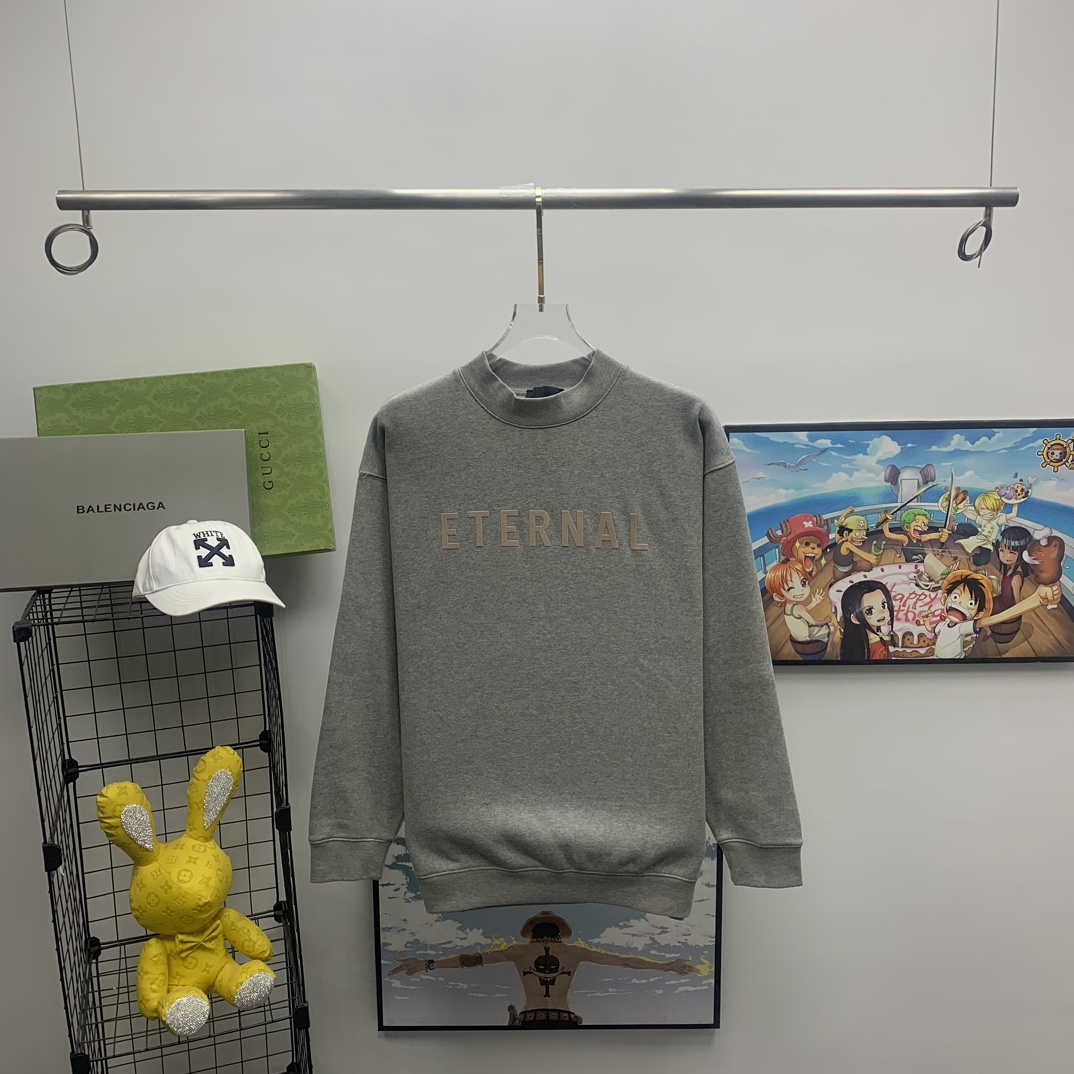 Fear of God Essentials Eternal Logo-print CCotton Sweatshirt - DesignerGu