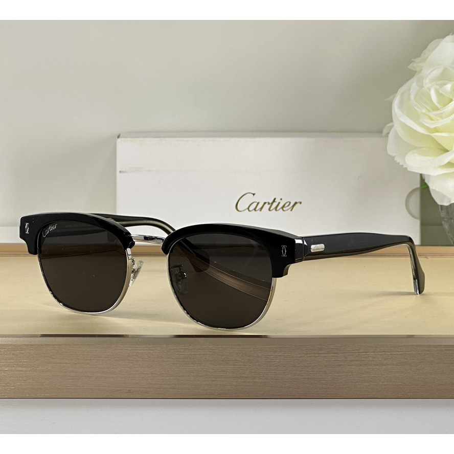 Cartier D-Frame Tortoiseshell Acetate Sunglasses   CT0366 - DesignerGu