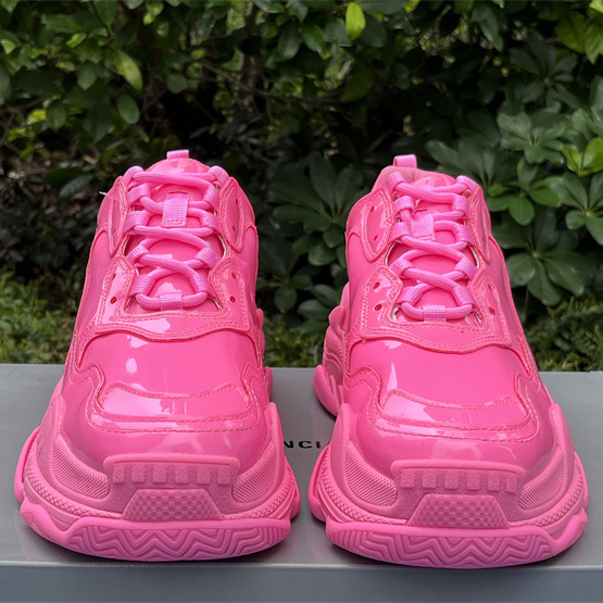 Balenciaga Triple S Sneaker In Pink Rubber - DesignerGu