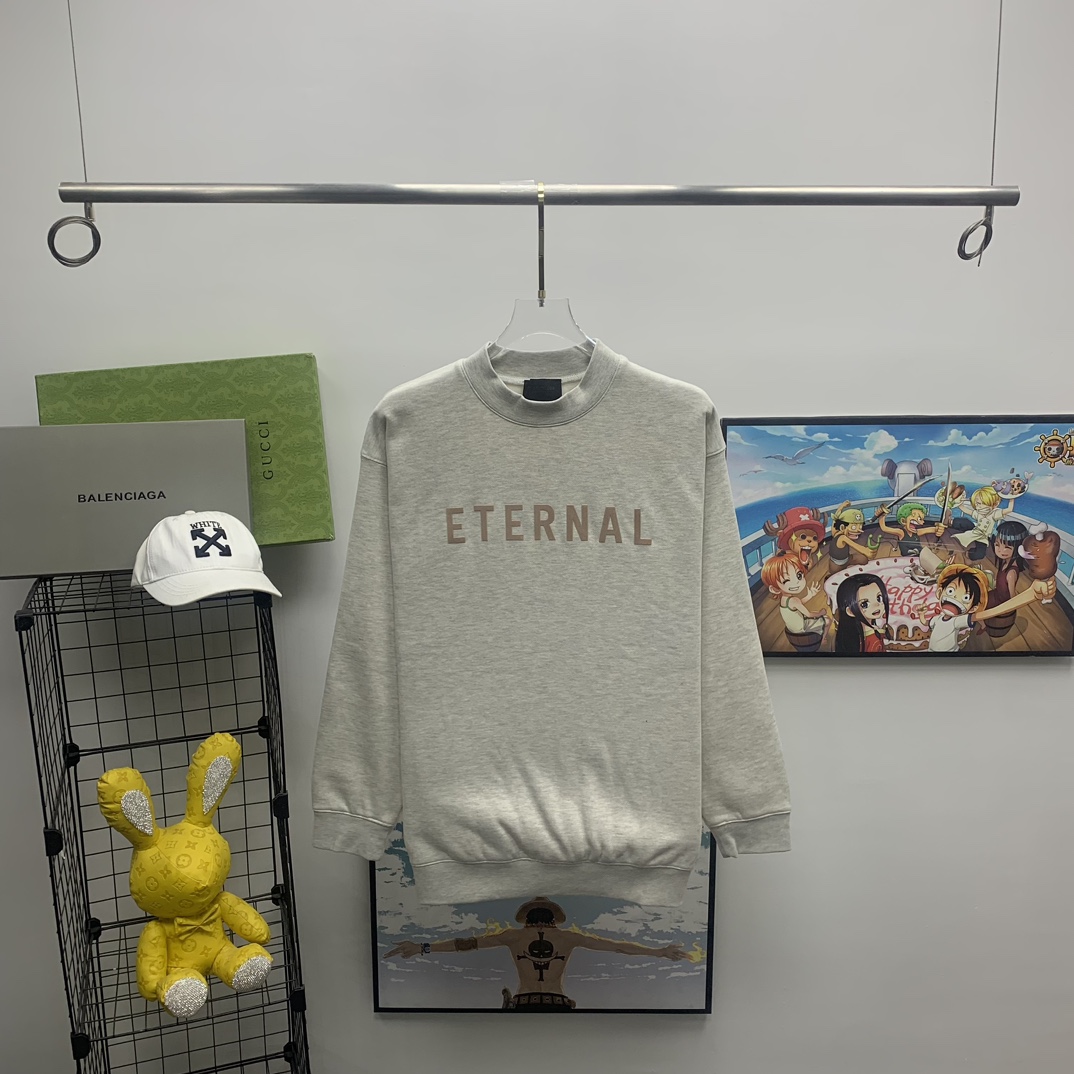 Fear of God Essentials Eternal Logo-print CCotton Sweatshirt - DesignerGu