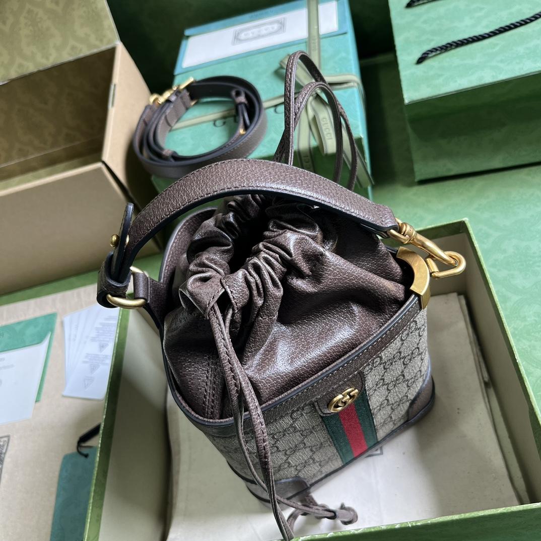 Gucci Ophidia GG Bucket Bag(18-16-5cm) - DesignerGu