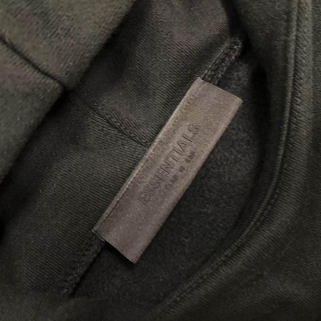 Fear Of God Essential Logo-print Drop-shoulder Hoodie - DesignerGu