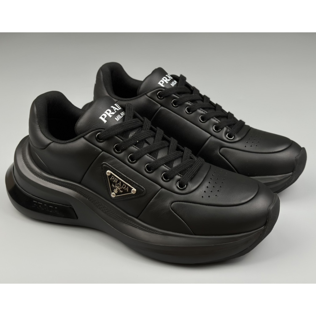 Prada Leather Sneakers(upon uk size) - DesignerGu