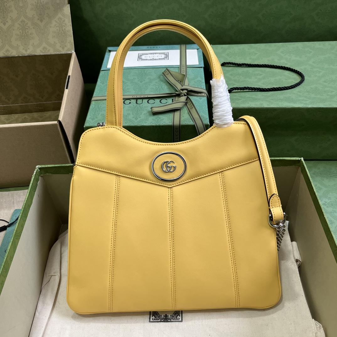 Gucci Petite GG Small Tote Bag (28-21-6.5cm) - DesignerGu