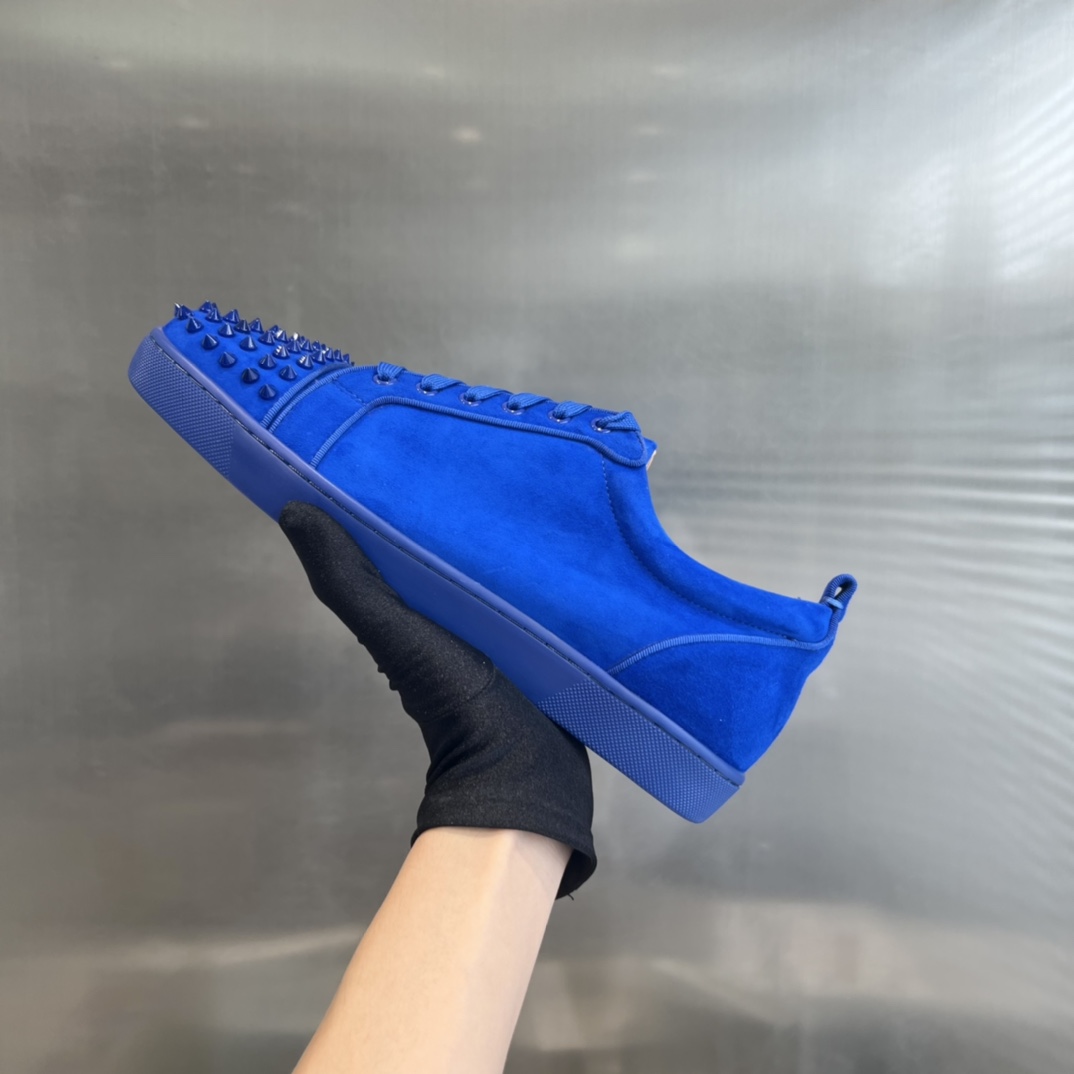 Christian Louboutin Louis Orlato Spiked Low-Top Sneakers - DesignerGu