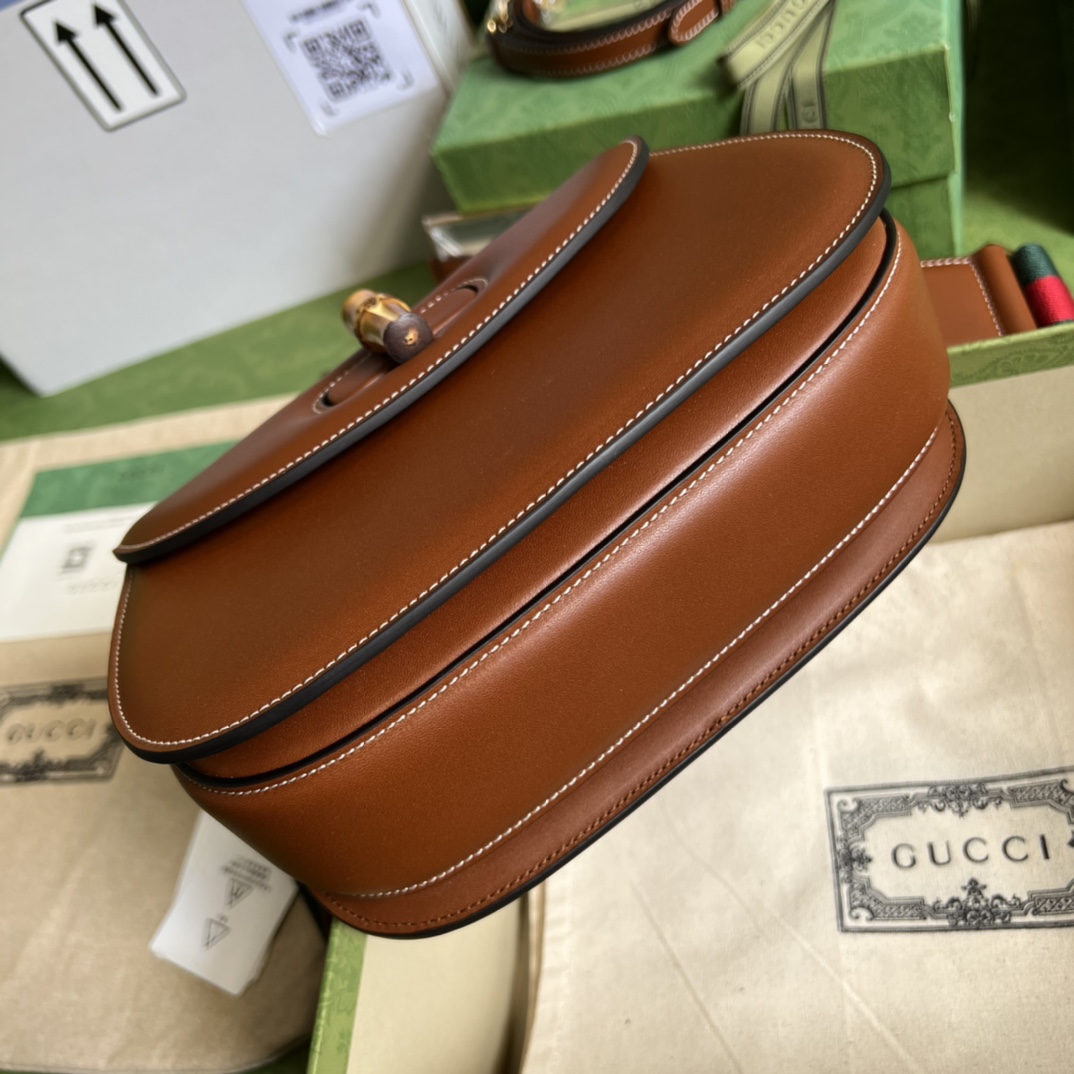 Gucci Bamboo 1947 Small Bag (21-15-7cm) - DesignerGu