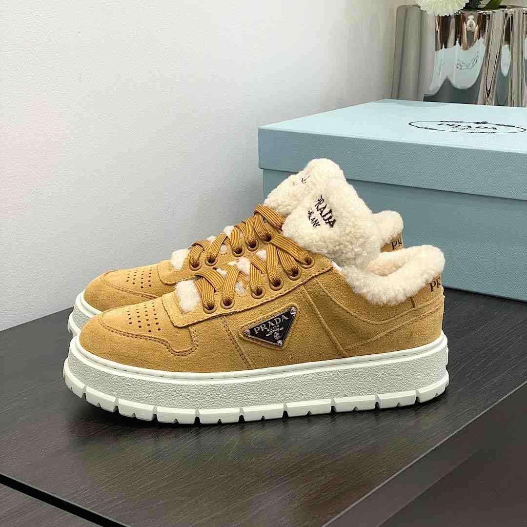 Prada Suede Sneakers - DesignerGu