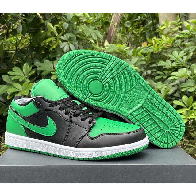 Air Jordan 1 Low “Lucky Green” Sneaker   553558-065  - DesignerGu