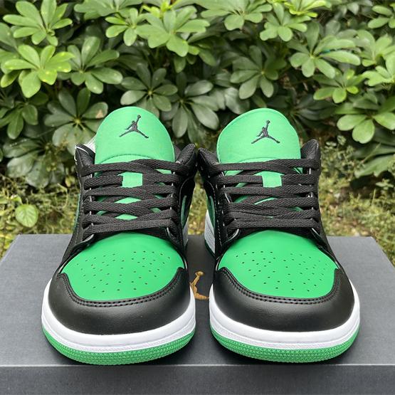 Air Jordan 1 Low “Lucky Green” Sneaker   553558-065  - DesignerGu