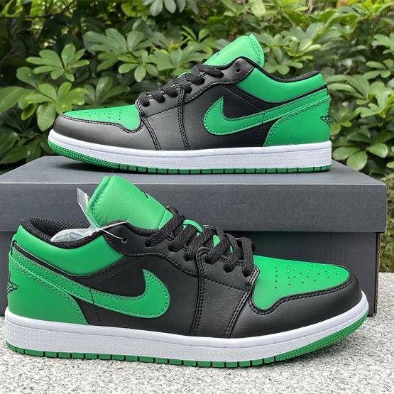 Air Jordan 1 Low “Lucky Green” Sneaker   553558-065  - DesignerGu