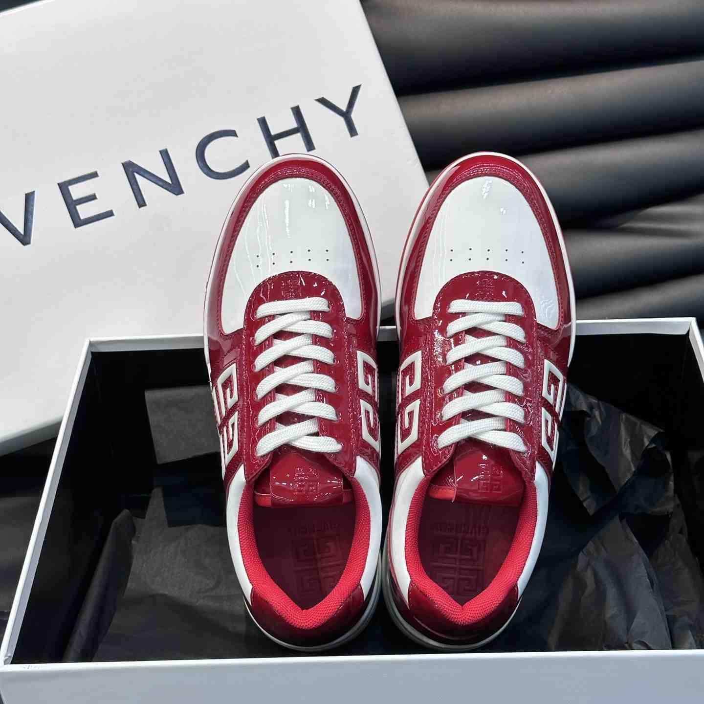 Givenchy G4 Sneakers In Patent Leather - DesignerGu