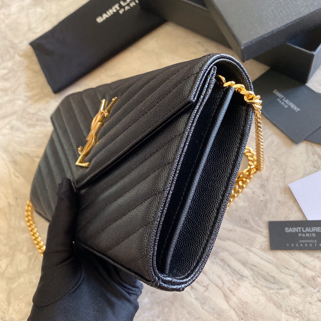 Saint Laurent Chain Wallet (22.5*14*4cm) - DesignerGu