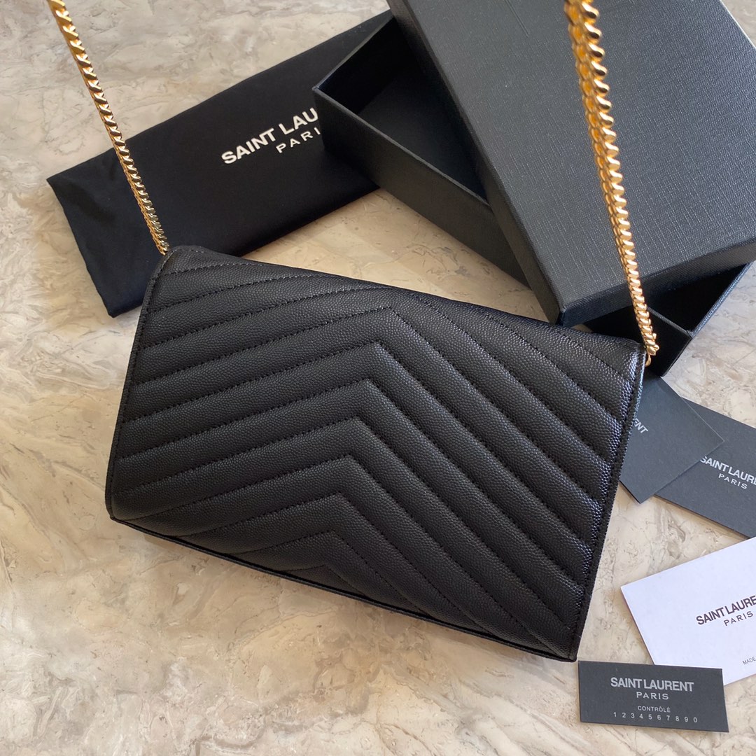 Saint Laurent Chain Wallet (22.5*14*4cm) - DesignerGu