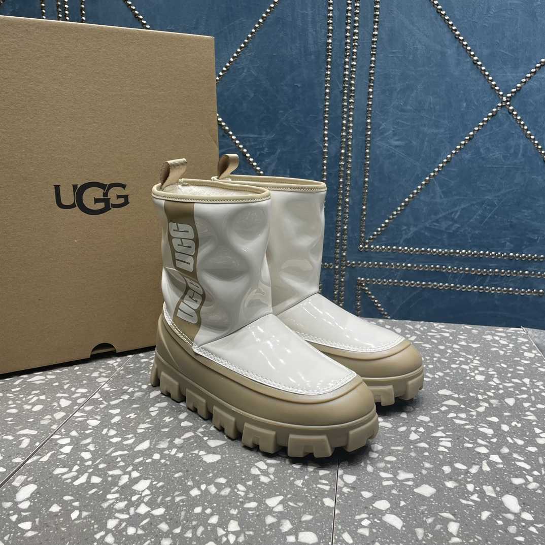 Ugg Classic Brellah Logo-print Boots - DesignerGu