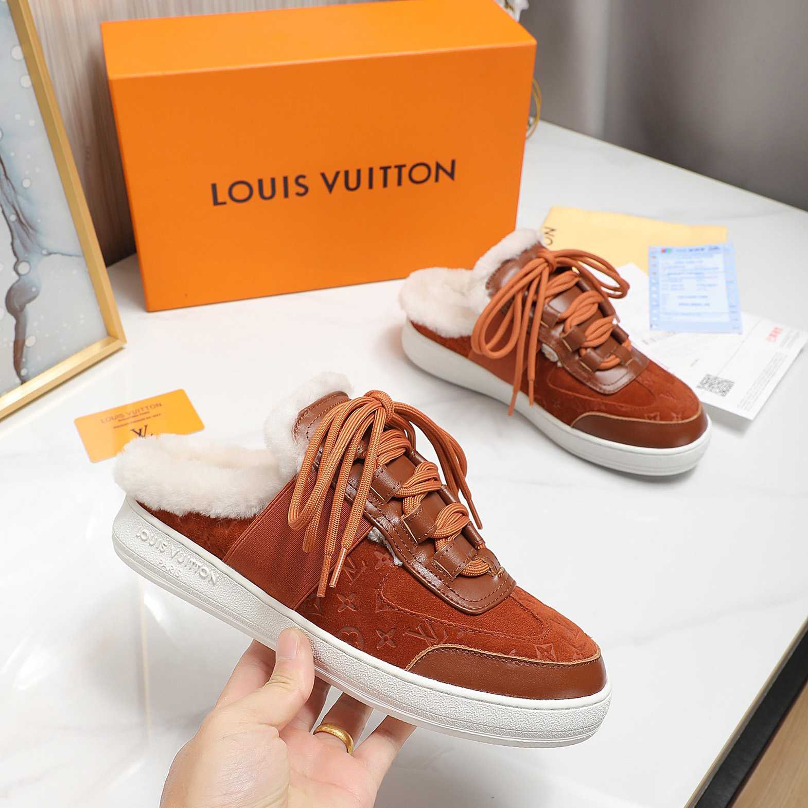 Louis Vuitton Lous Open Back Sneaker - DesignerGu