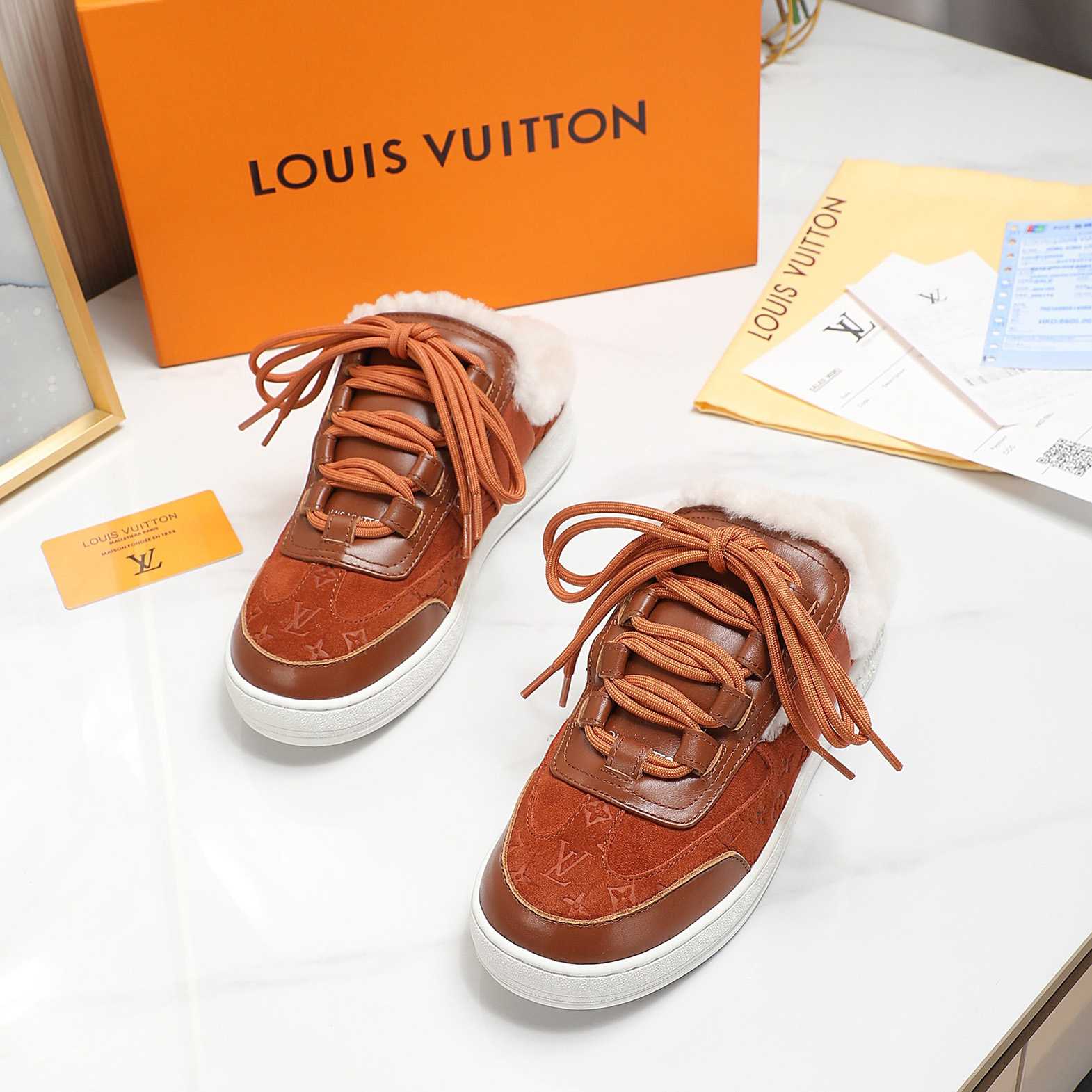 Louis Vuitton Lous Open Back Sneaker - DesignerGu