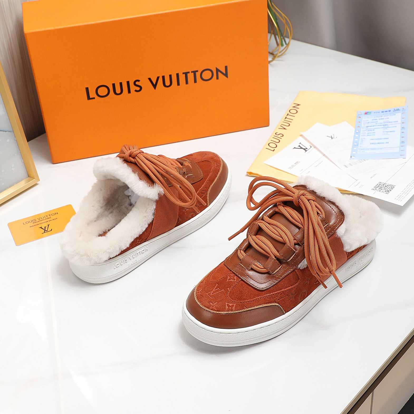 Louis Vuitton Lous Open Back Sneaker - DesignerGu