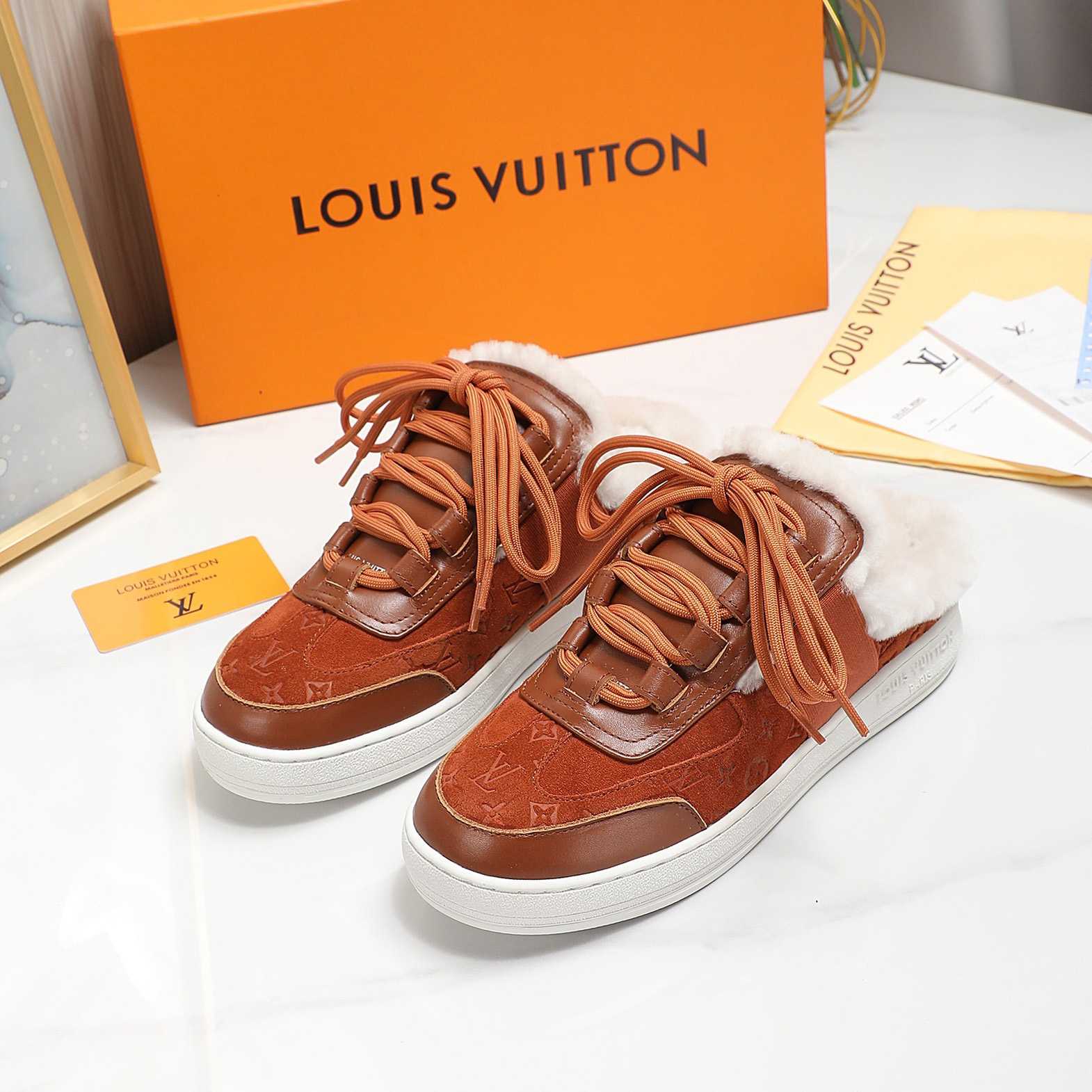 Louis Vuitton Lous Open Back Sneaker - DesignerGu