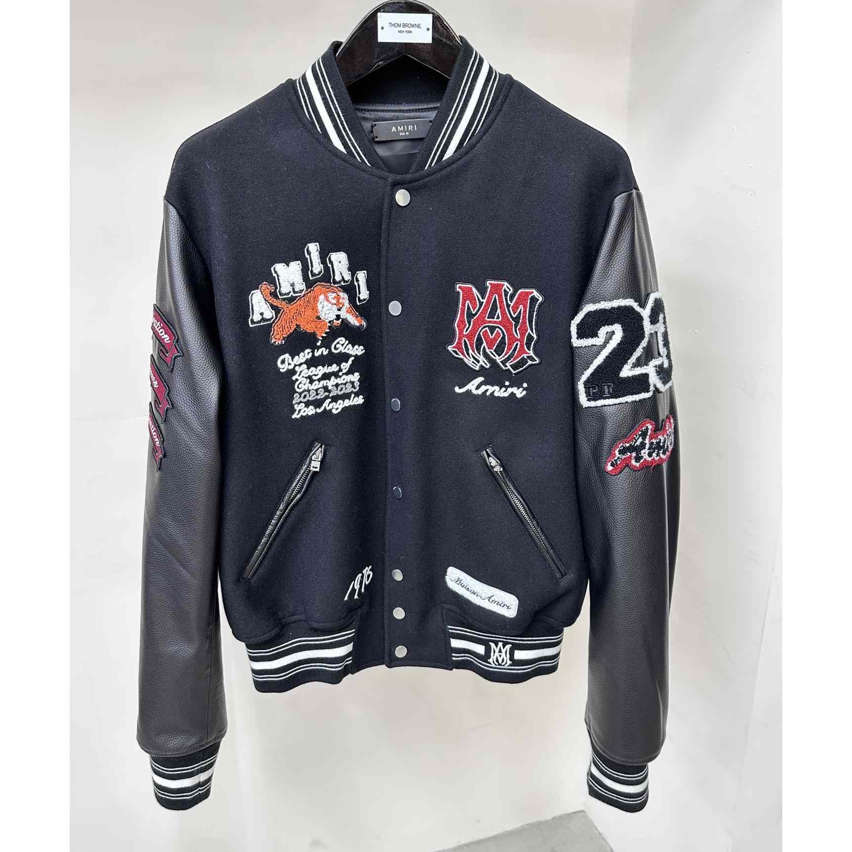 Amiri Bones Varsity Jacket - DesignerGu