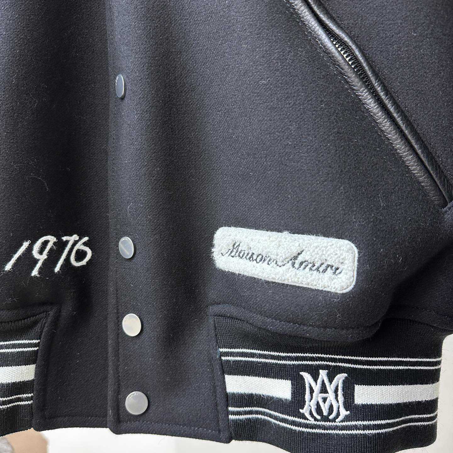 Amiri Bones Varsity Jacket - DesignerGu