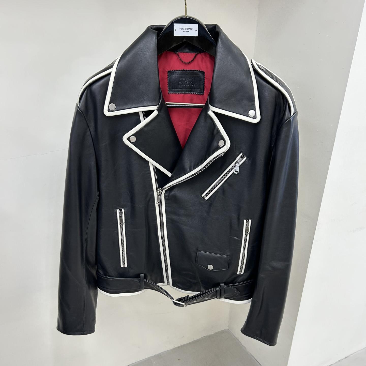 Gucci Leather Jacket - DesignerGu