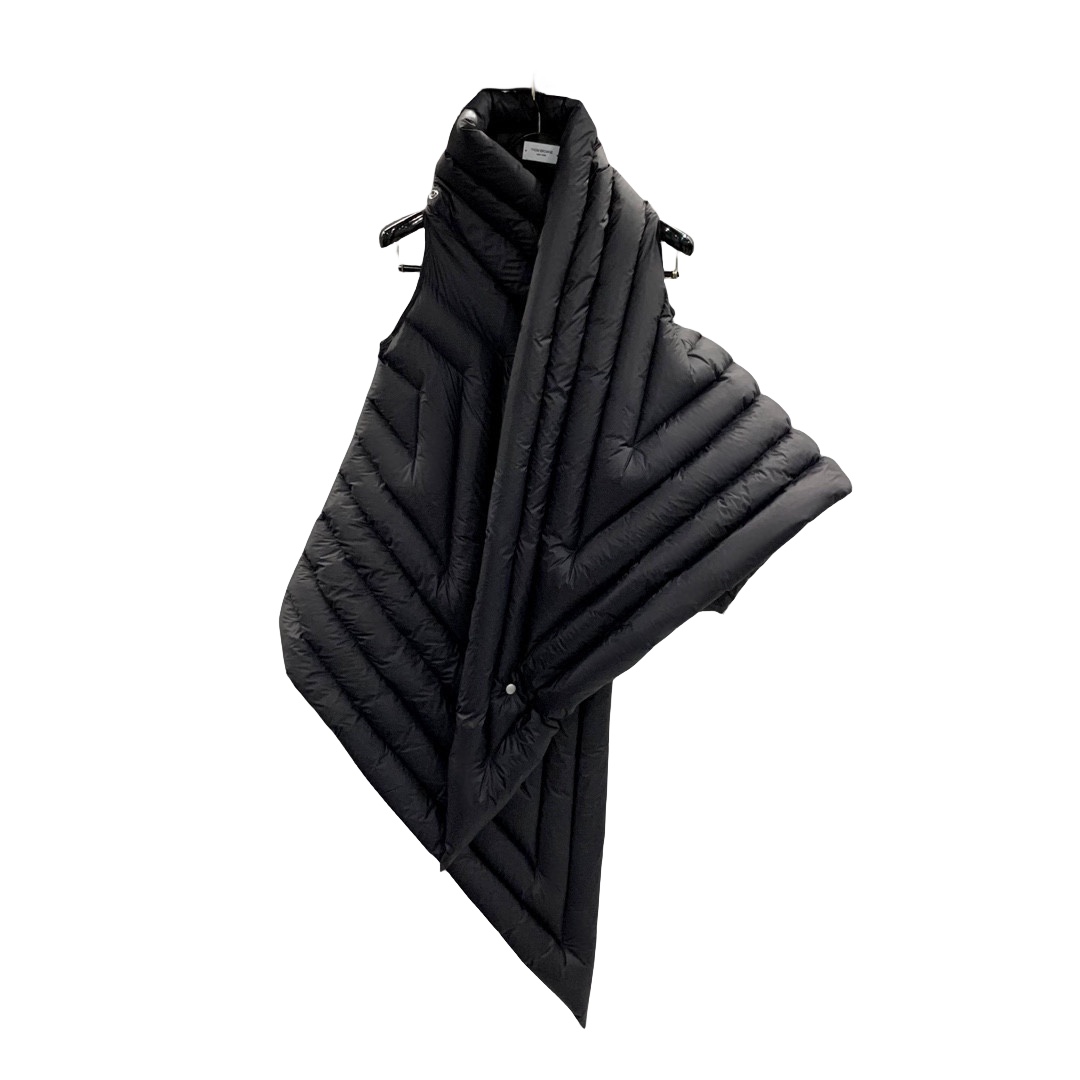 Rick Owens FW23 Luxor Gleam Vest In Black - DesignerGu