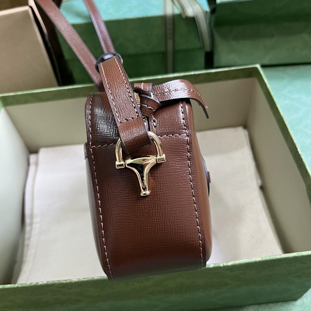 Gucci Horsebit 1955 Small Shoulder Bag (20x 13x 6cm) - DesignerGu