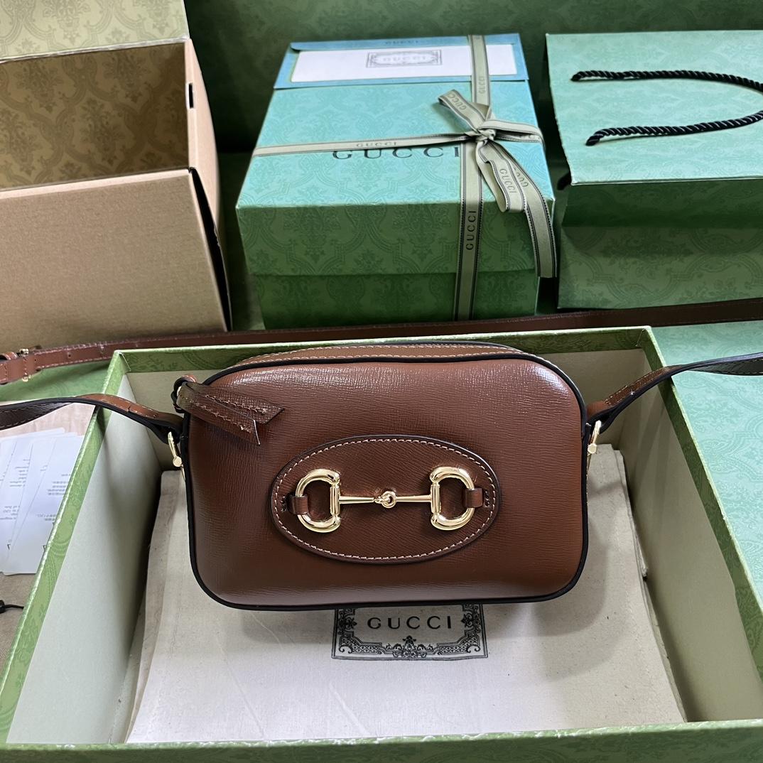 Gucci Horsebit 1955 Small Shoulder Bag (20x 13x 6cm) - DesignerGu