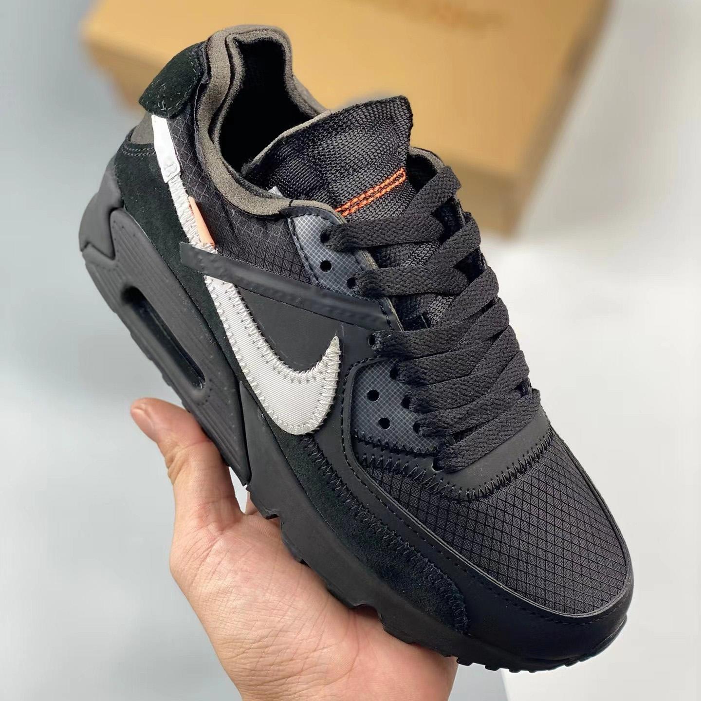 Off-White x Air Max 90 The 10 Sneakers    AA7293-001 - DesignerGu