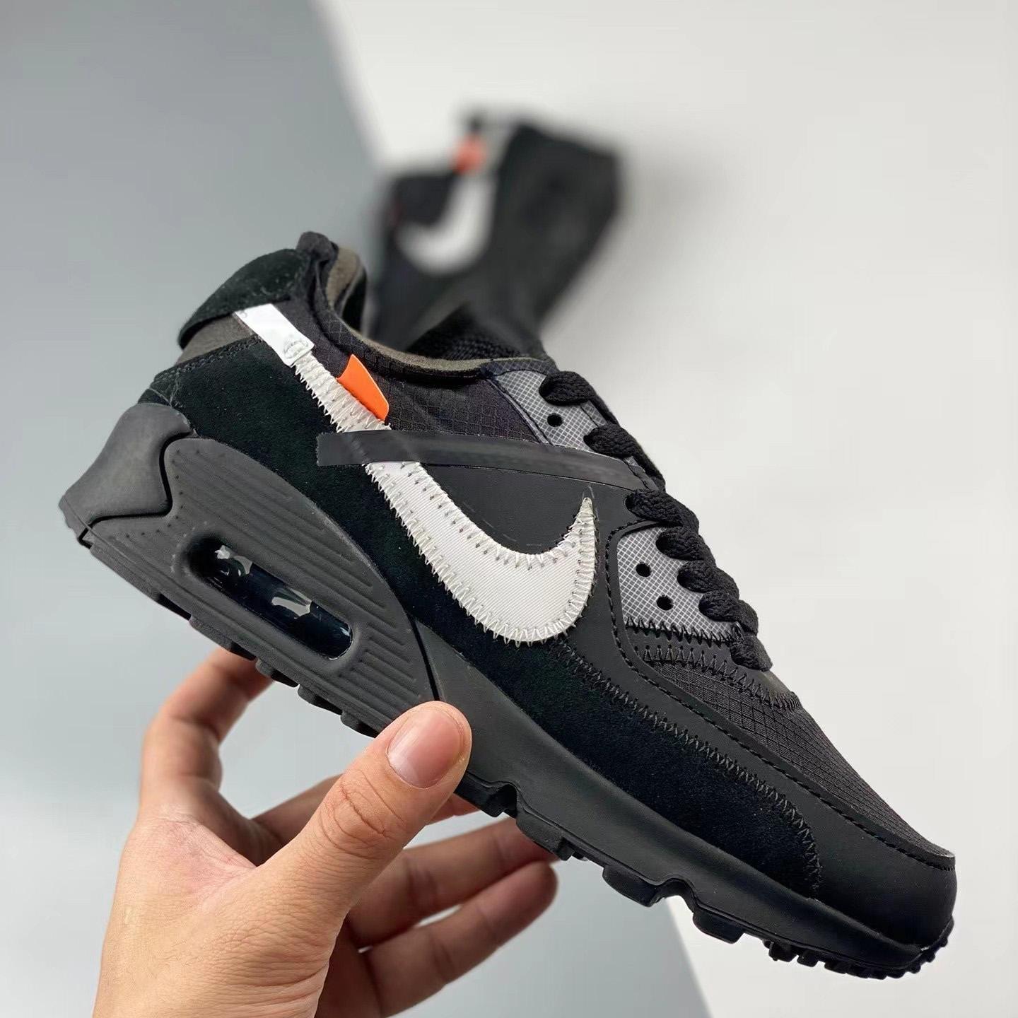 Off-White x Air Max 90 The 10 Sneakers    AA7293-001 - DesignerGu