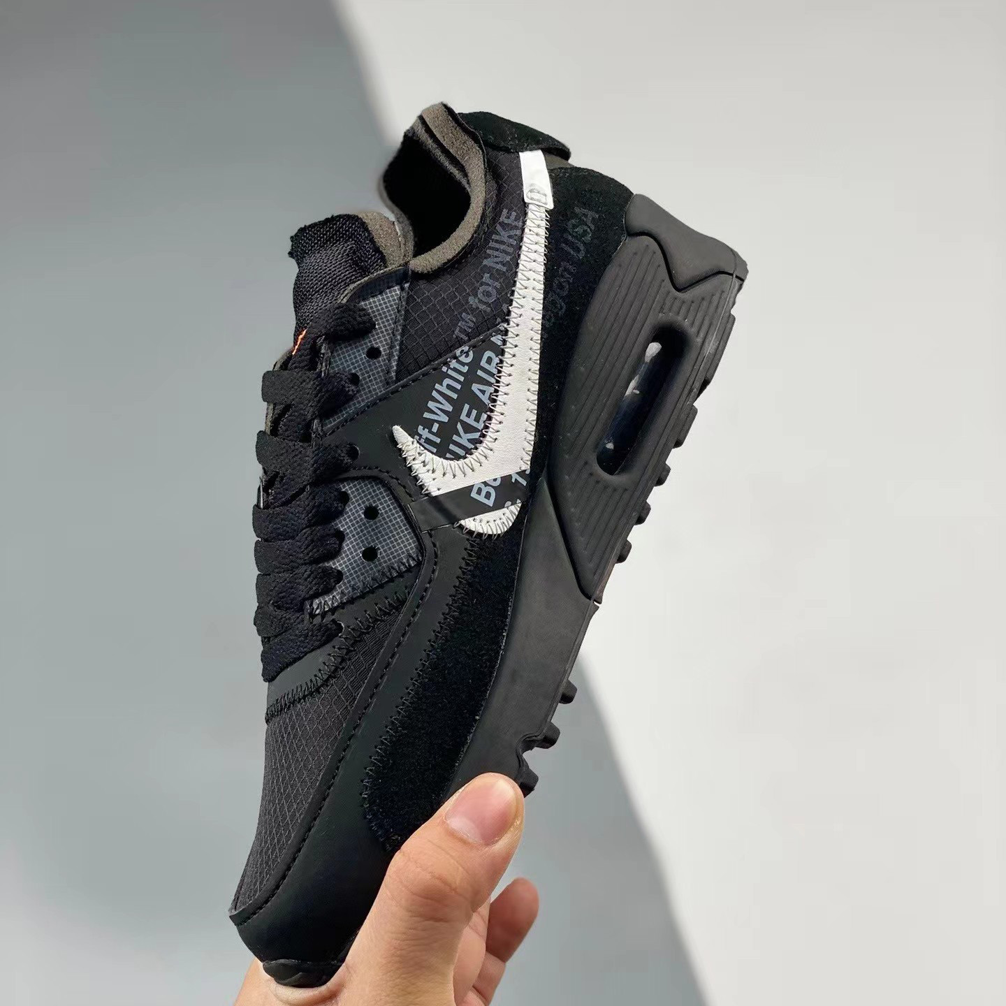 Off-White x Air Max 90 The 10 Sneakers    AA7293-001 - DesignerGu