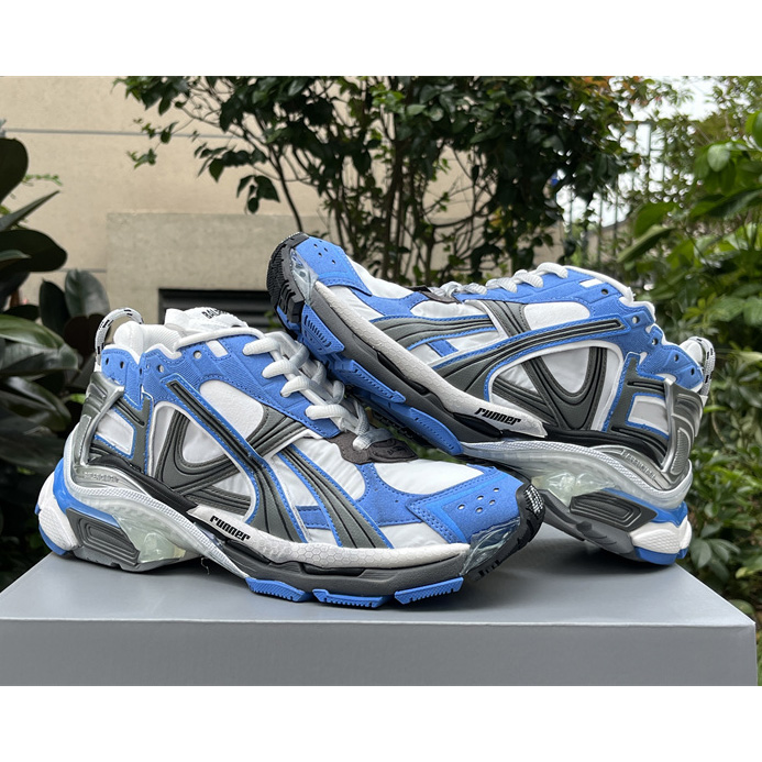 Balenciaga Runner Sneaker In Blue - DesignerGu