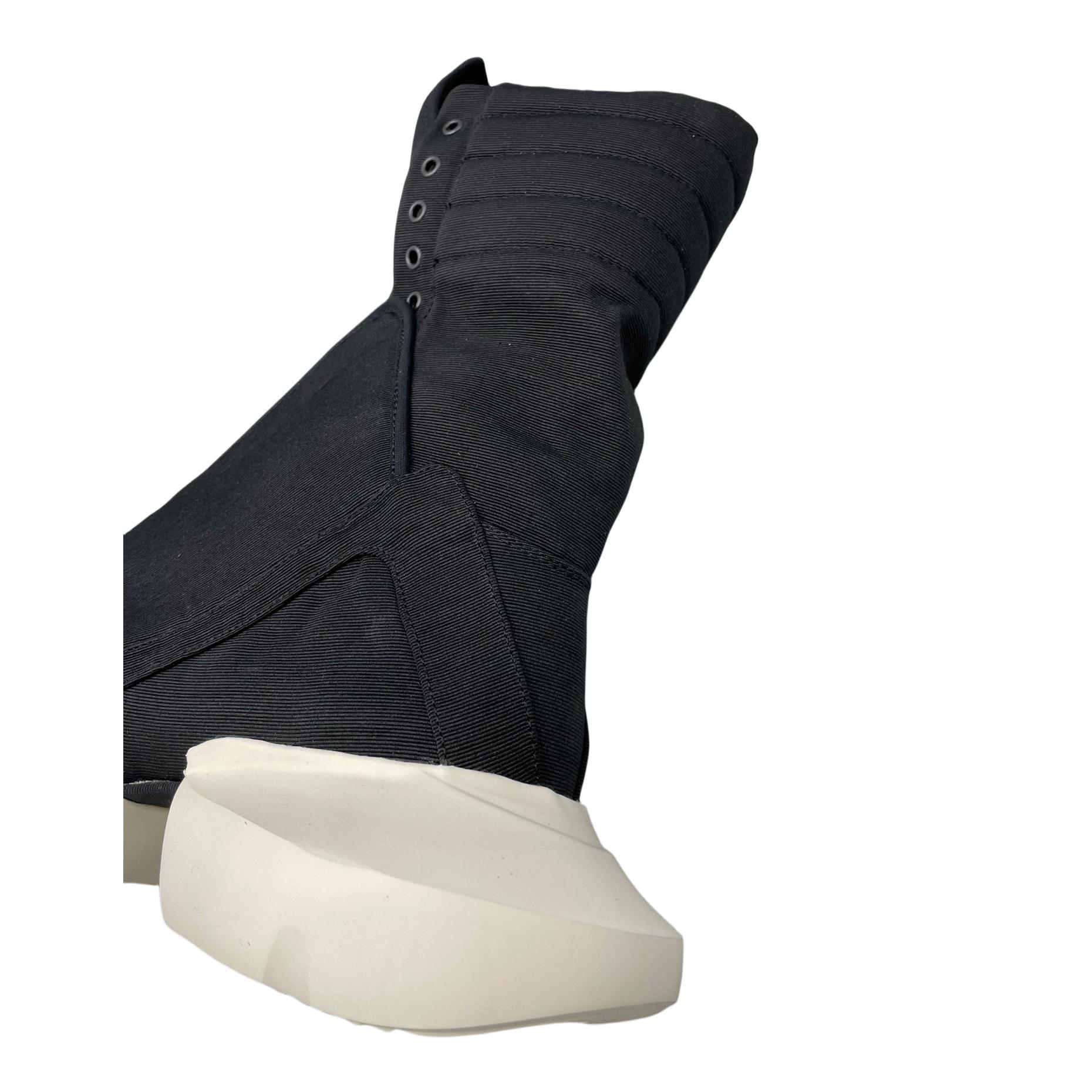 Rick Owens Drkshdw Megaturbo Dunk Boots Black - DesignerGu