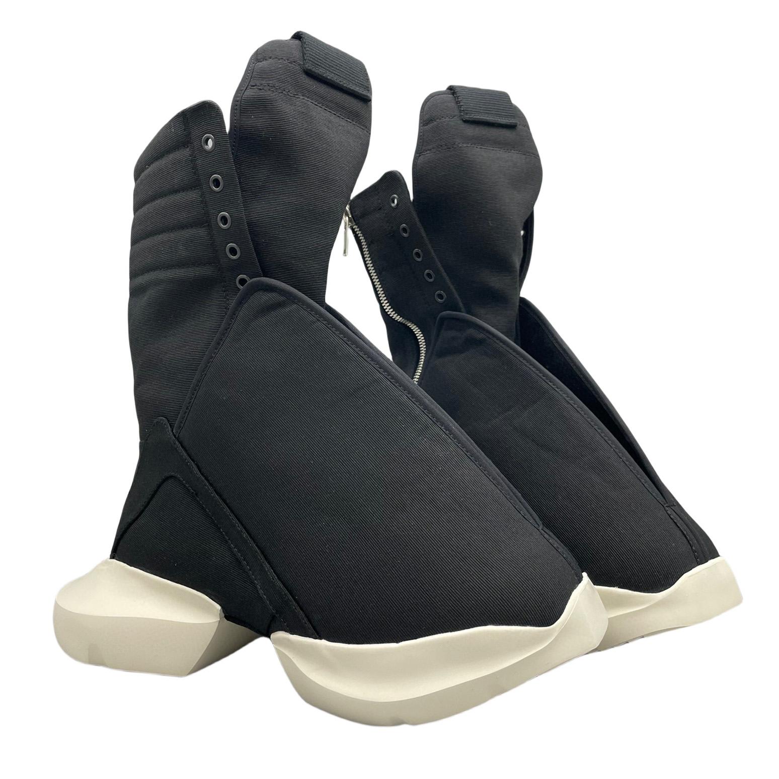 Rick Owens Drkshdw Megaturbo Dunk Boots Black - DesignerGu