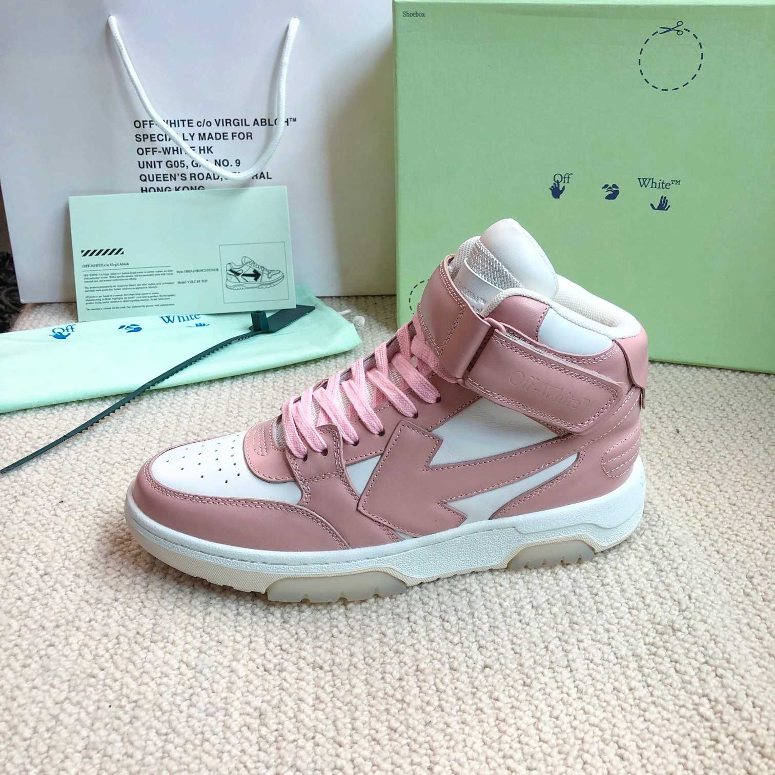 Off White Out Of Office Mid Top Sneaker - DesignerGu